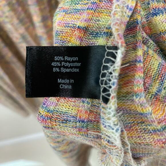 Laine Bryant card again multicolor long size 22/24 - Picture 6 of 8